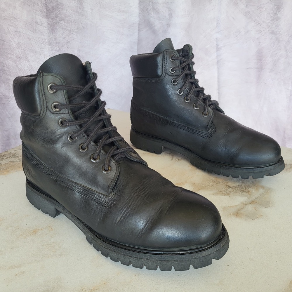 Timberland USA Premium Boots Black Size 10 M Men's
